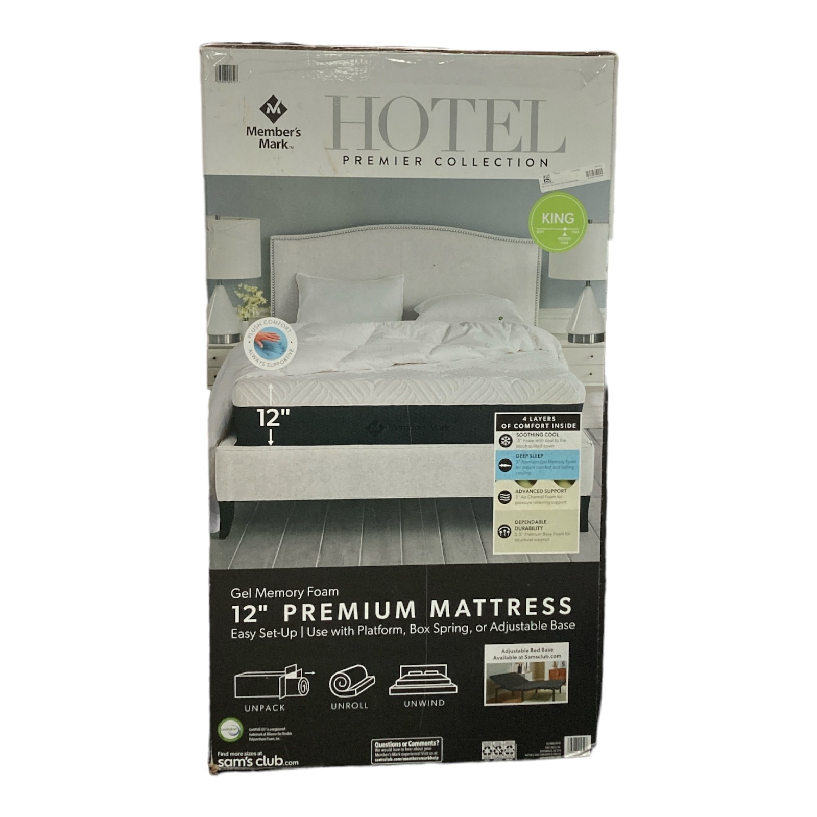 Member’s Mark Hotel Premier Collection 12″ King Mattress