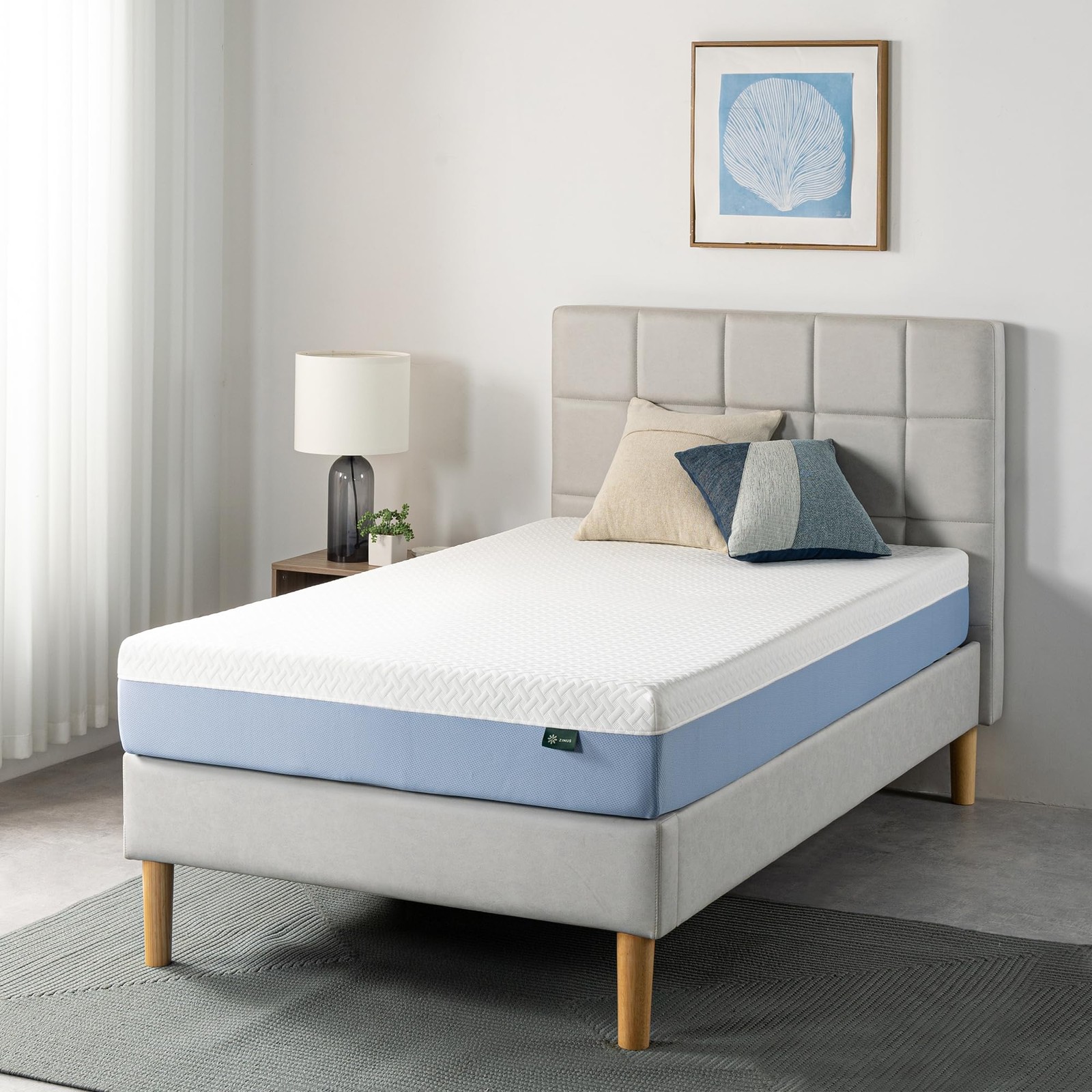 Zinus 8-Inch Twin Cooling Memory Foam Mattress