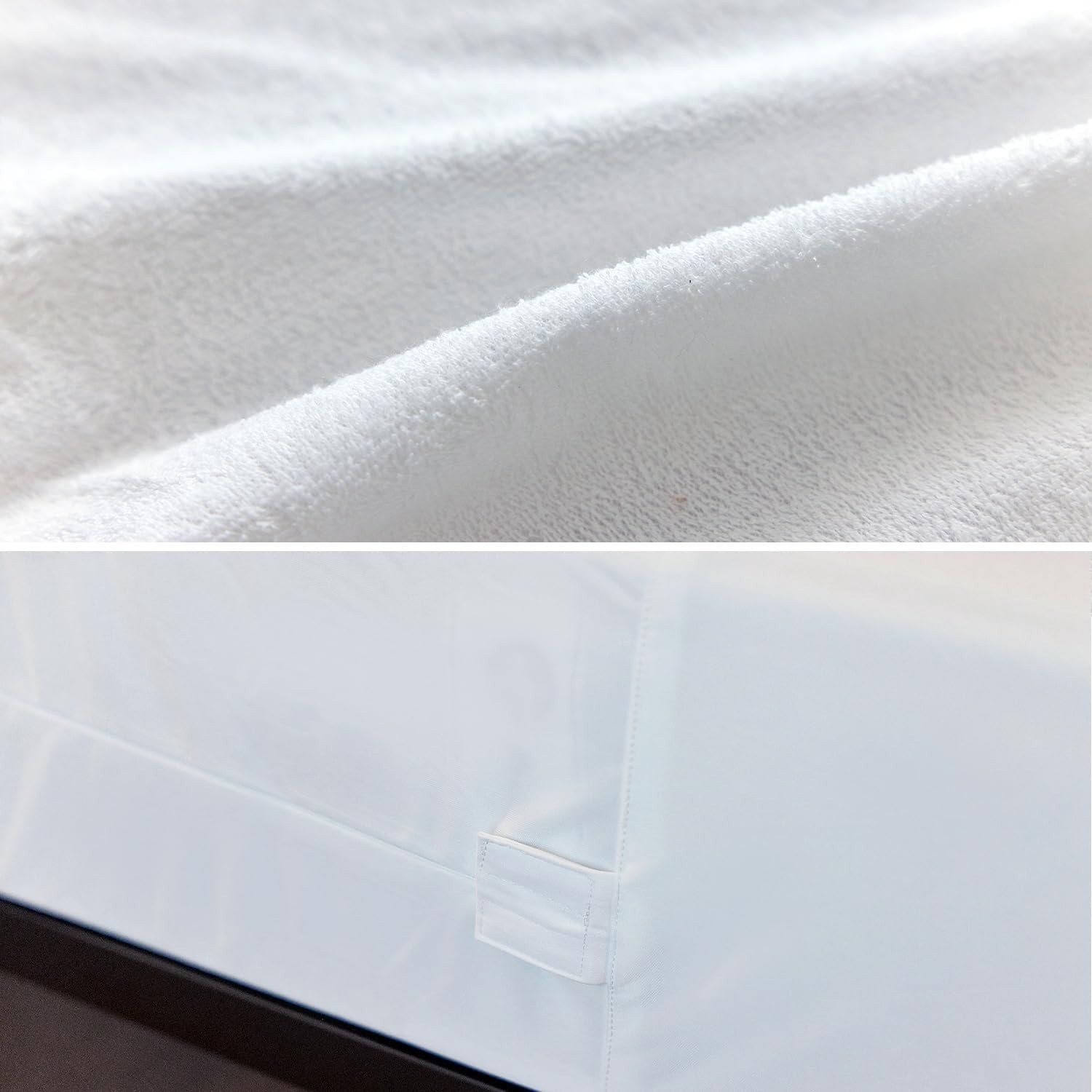 39″x75″ Twin Waterproof Mattress Protector for Kids, 9″ Deep, Twin, White