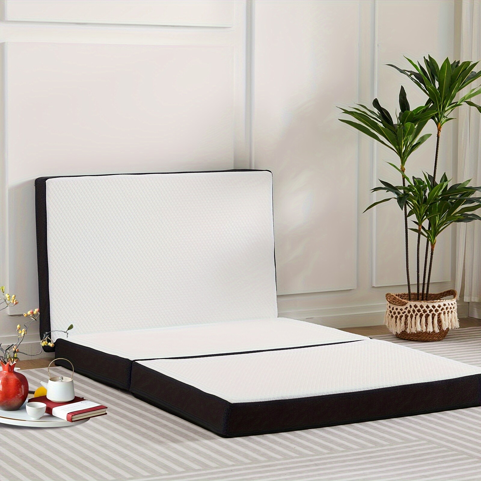 Premium Tri-Fold Mattress 3inch/4inch, Comfortable & Versatile for Any Occasion