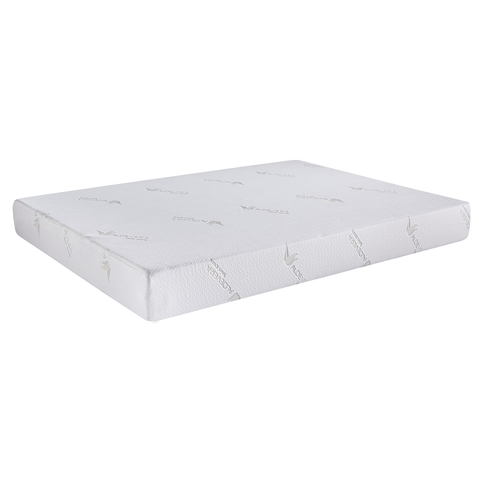 ALOE Luxury Soft Bedroom Aloe Vera Extract Infused Fabric Covered Memory Foam…
