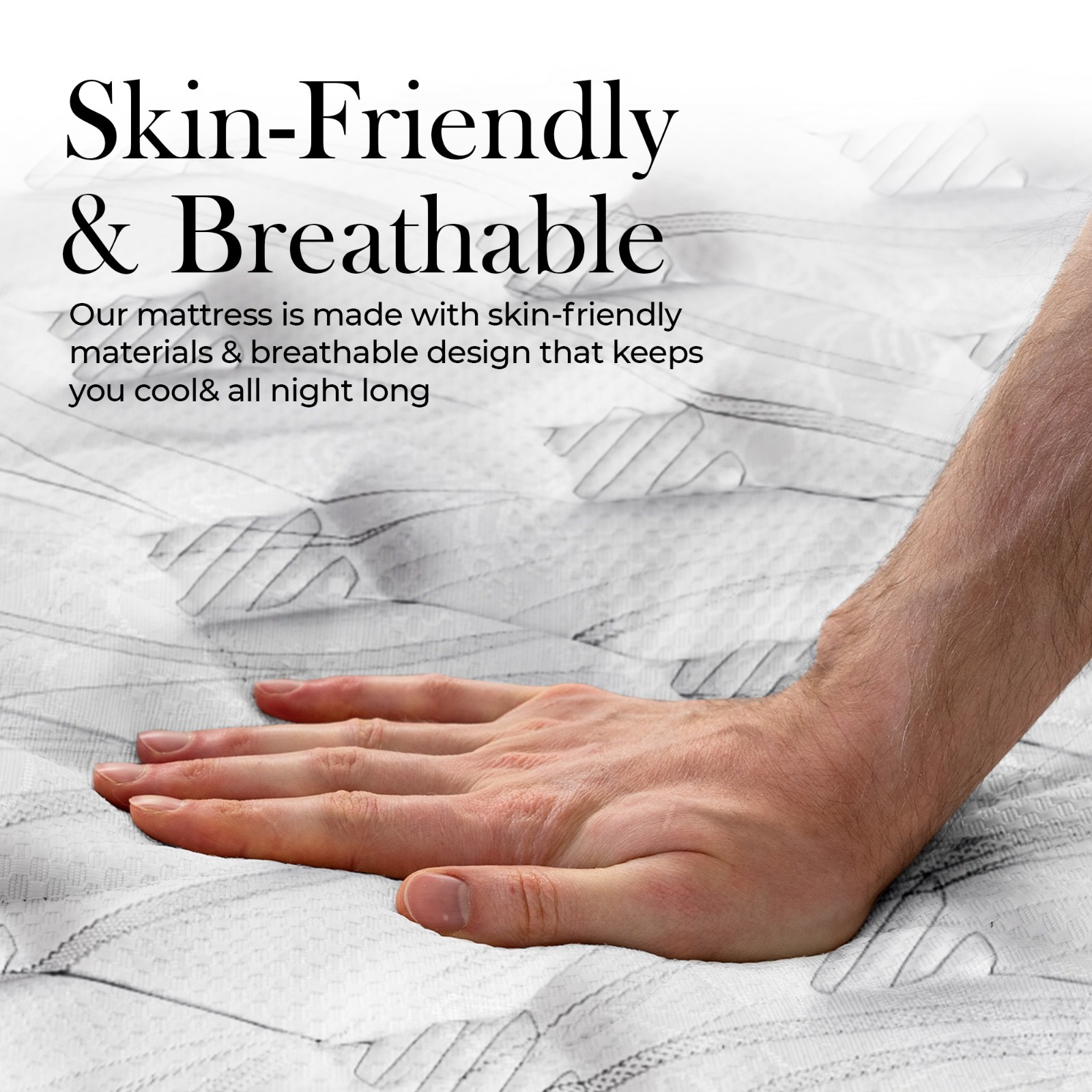 Hybrid Mattress 10″ / 12″ – Medium Firm – Sleep Better From Night One
