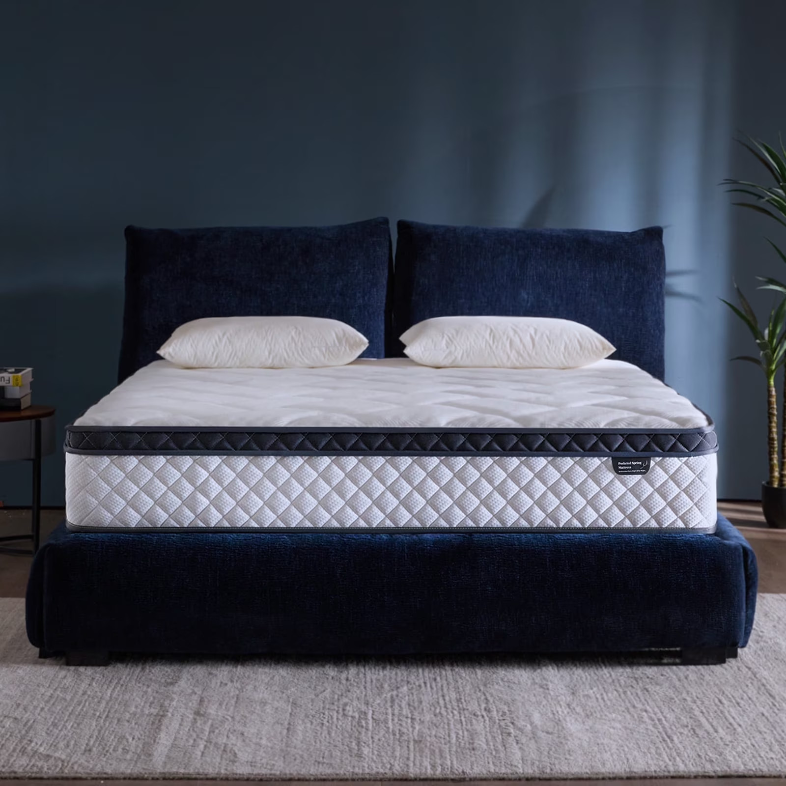 12″ Queen Colchon Memory Foam Hibrido Cama Queen Mattress Medium Firm Hybrid