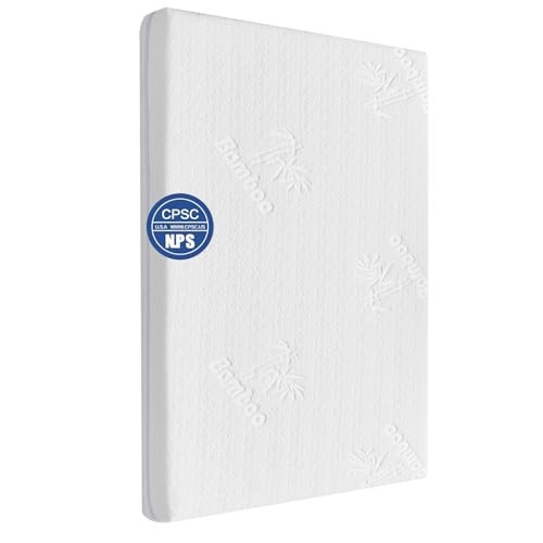 33×20 Bassinet Mattress for MikaMicky: 2″ Thick Dual Sided Gel Memory Foam