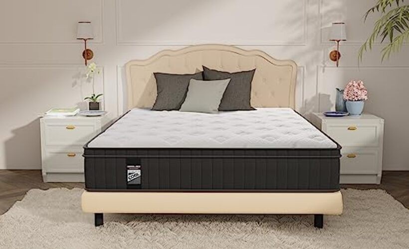 Mattress 12 Inch, Hybrid Cal King Size Mattress in a California King 12 Inches