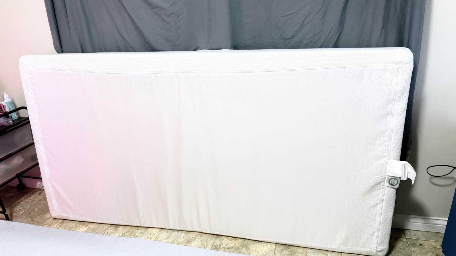 Twin Extra Soft Polyurethane Foam Mattress White 6in Thick 74×38 Polyester