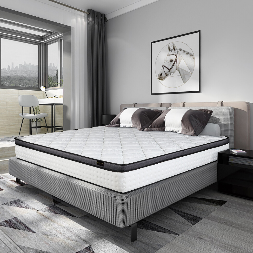 12” Memory Foam Mattress Hybrid InnerSpring Twin Full Queen King Size in Box