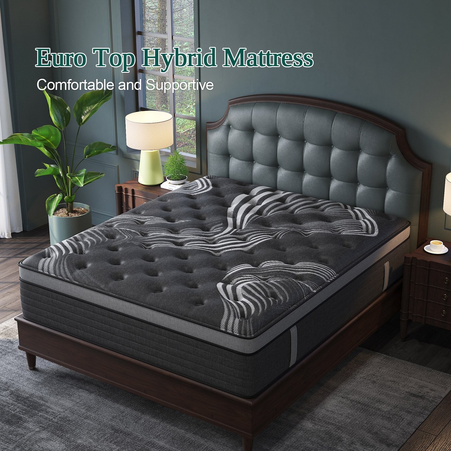 12″ 14″Twin Full Queen King Size Gel Memory Foam Spring Mattress In A Box