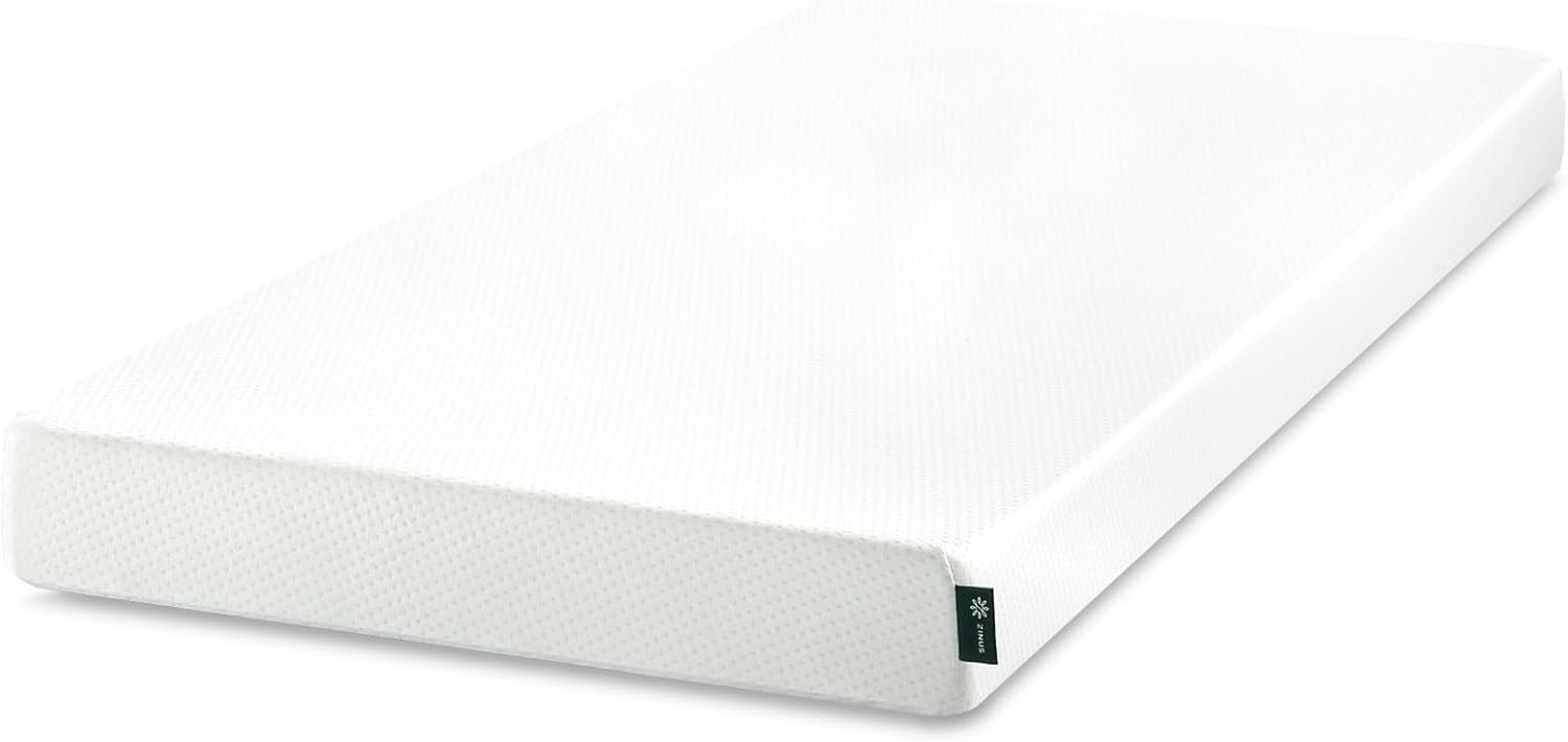5 Inch Twin Green Tea Memory Foam Mattress [New Version] Fiberglass Free Medium