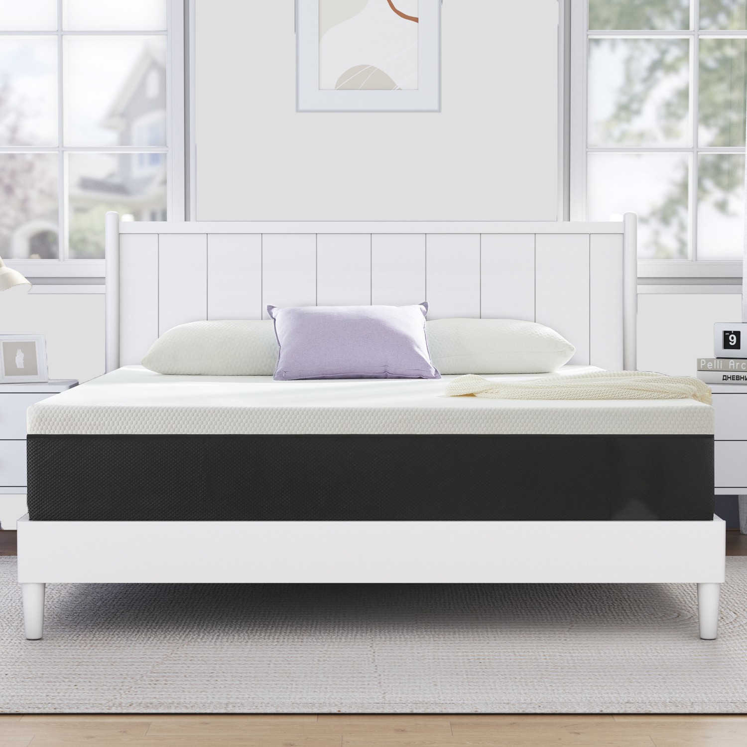 8″10″12″ Twin Full Queen King Size Gel Memory Foam Mattress,Mattress In A Box