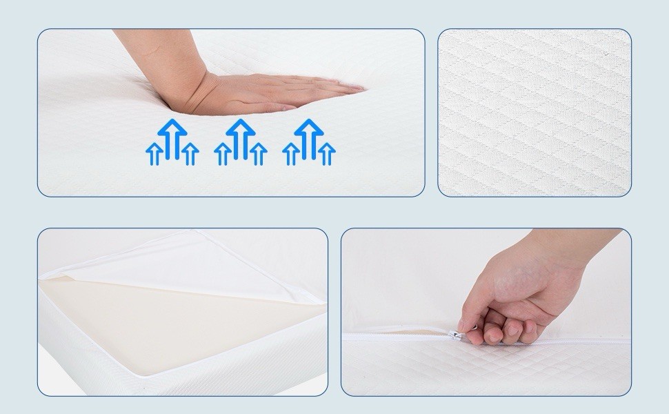 Gel Memory Foam Medium-Firm Mattress, CertiPUR-US Certified, Mattress SIZE TWIN