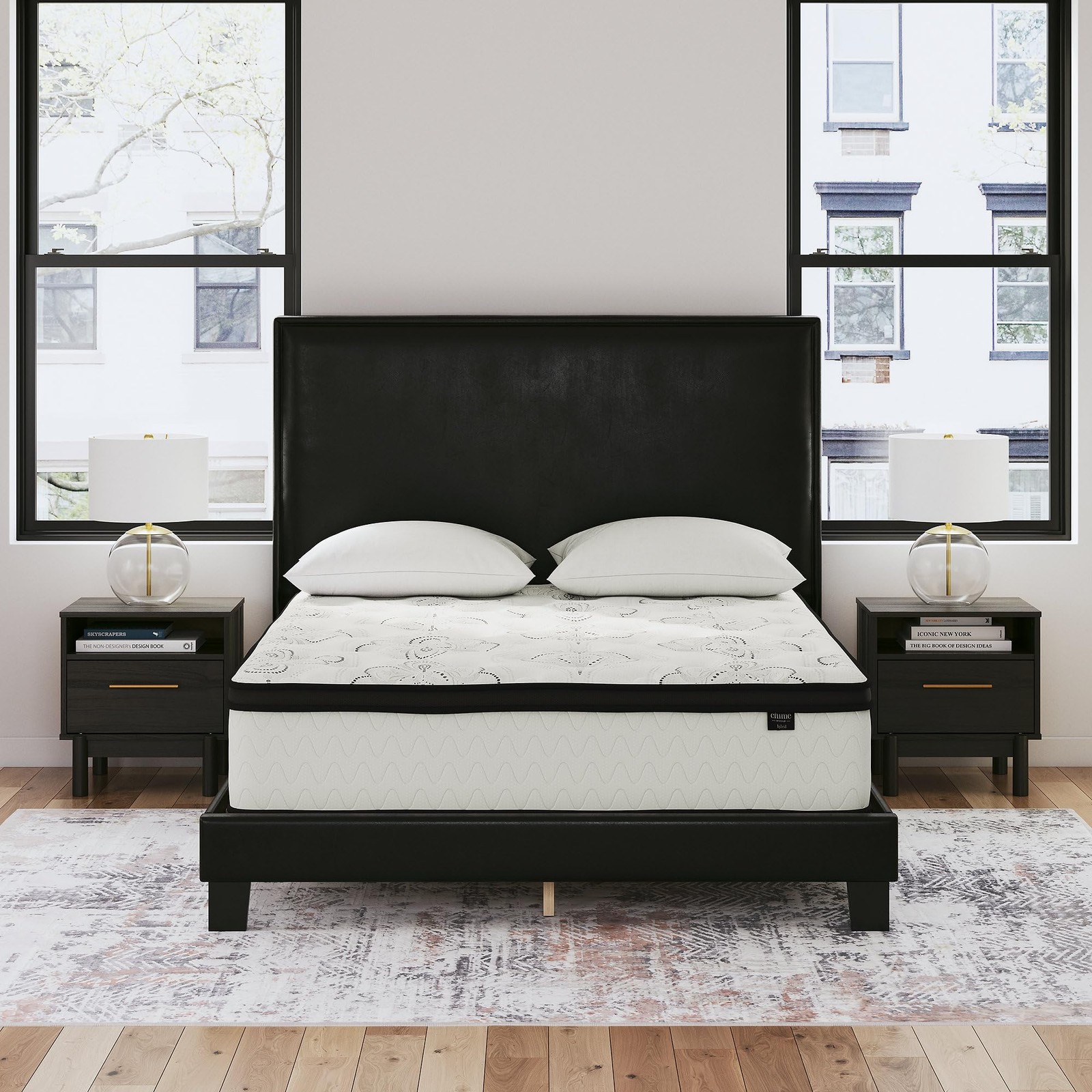 Signature Design by Ashley Twin Size Chime 10 Inch Medium Firm Hybrid Mattress