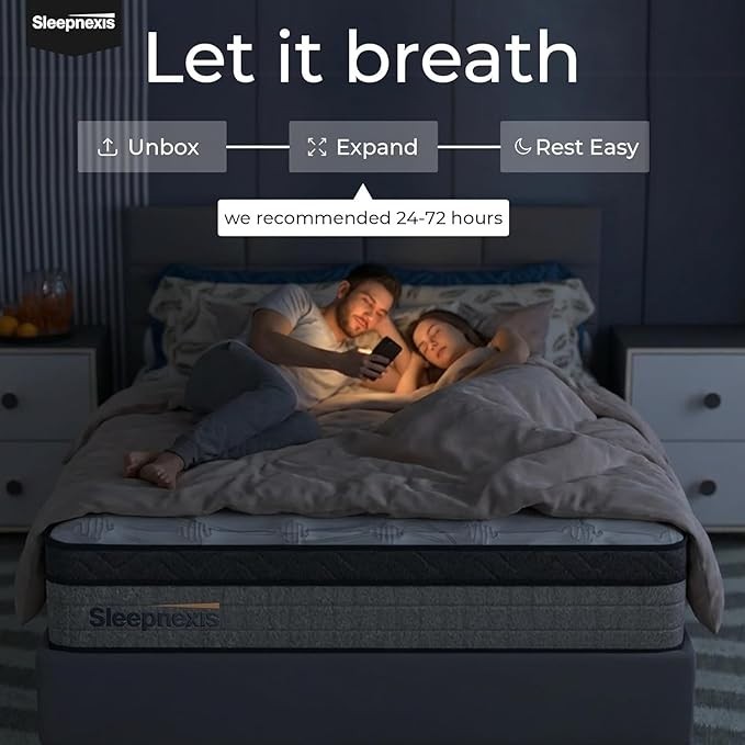 Sleepnexis Luxury Hybrid Mattress Cooling Comfort and Pressure Relief