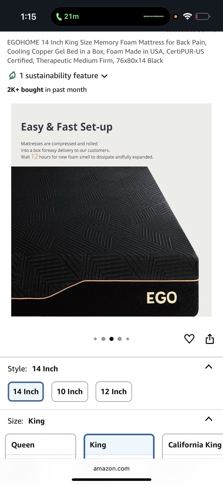 King Mattress Brand New