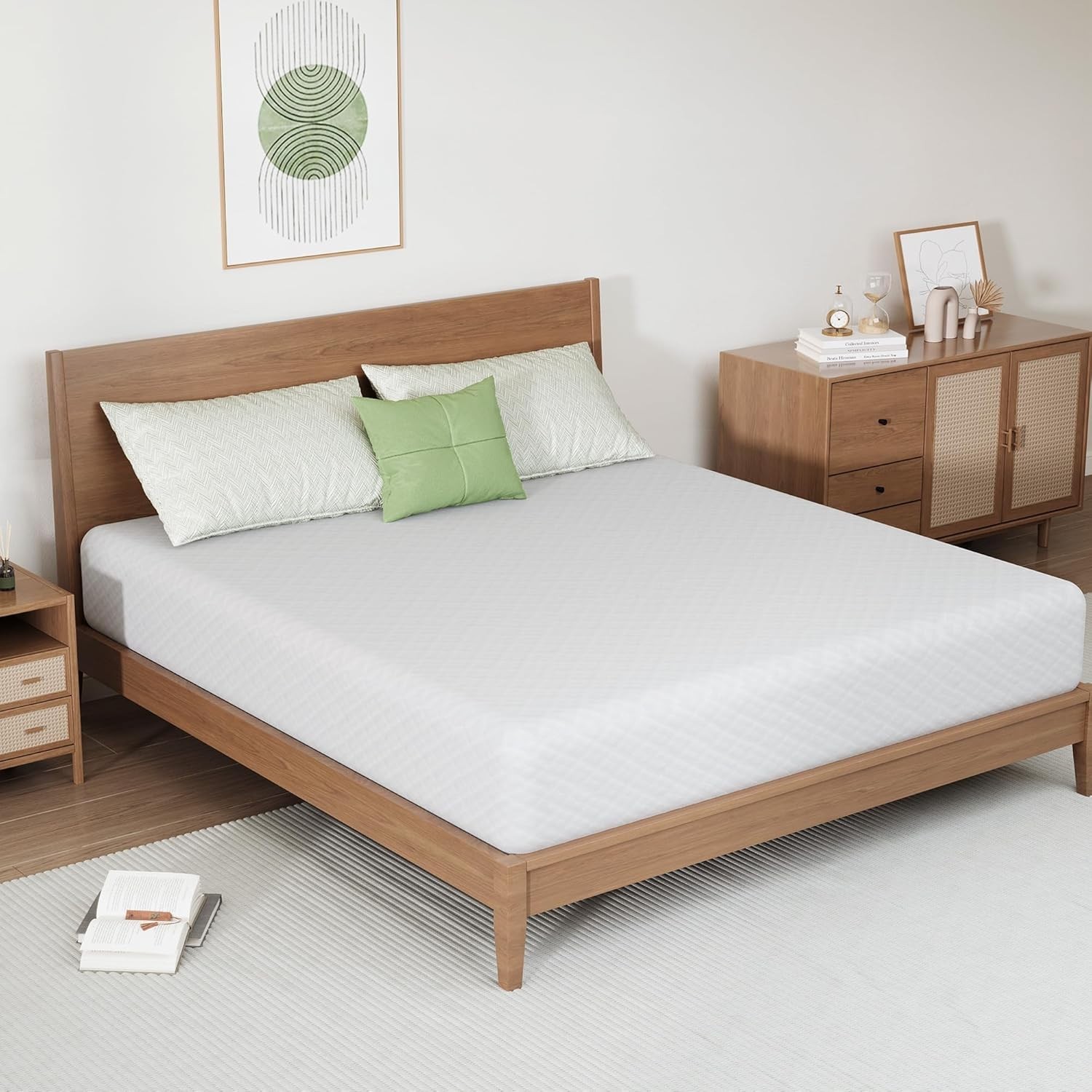 Breathable 6 Inch Full Size Memory Foam Mattress – Pressure Relief & Quiet Sleep