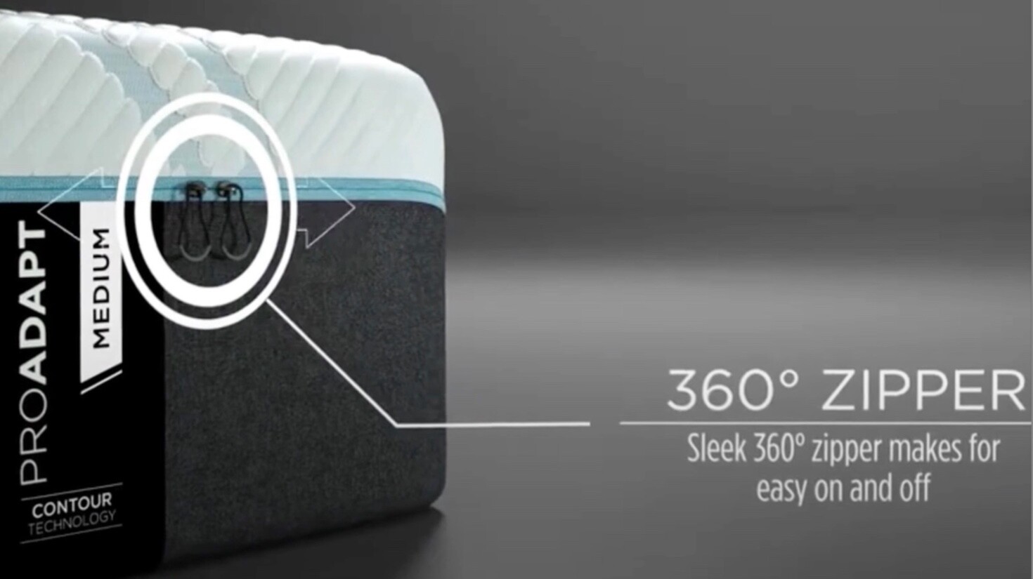 Tempur-Pedic ProAdapt 12″ Medium Mattress Twin XL with Electric Adjustable Base