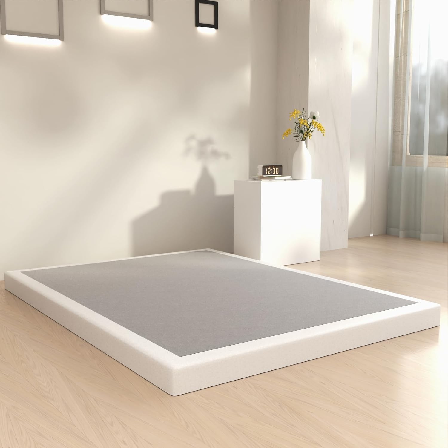 3 Inch Box Spring Full Low Profile Box Spring Full Size Metal Bed Base Heavy