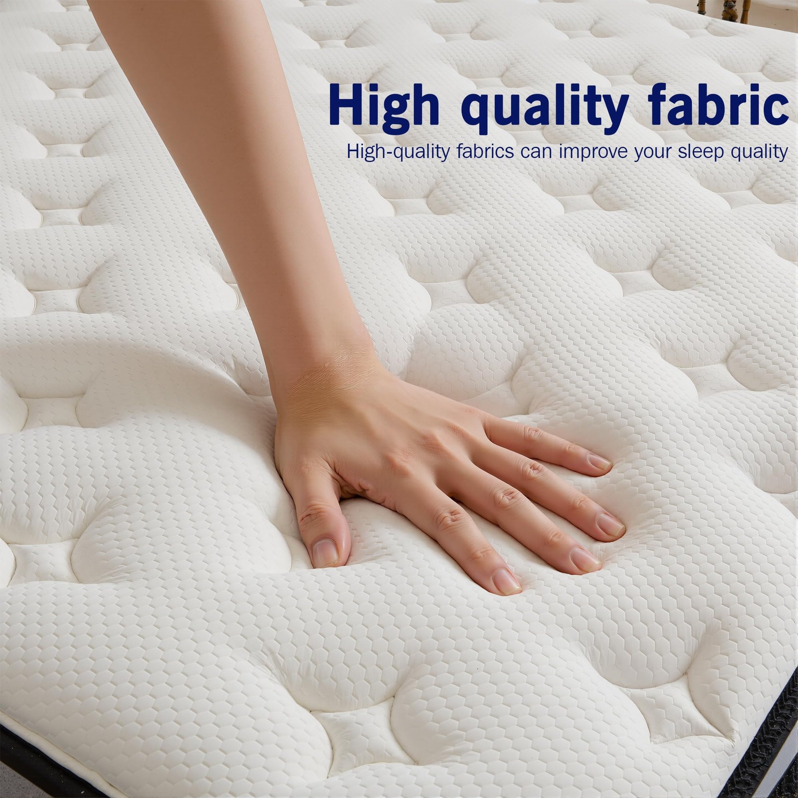 12 Inch Fueen Memory Foam Mattress, Comfort Sleep, Medium Firm Feel, Decompre…