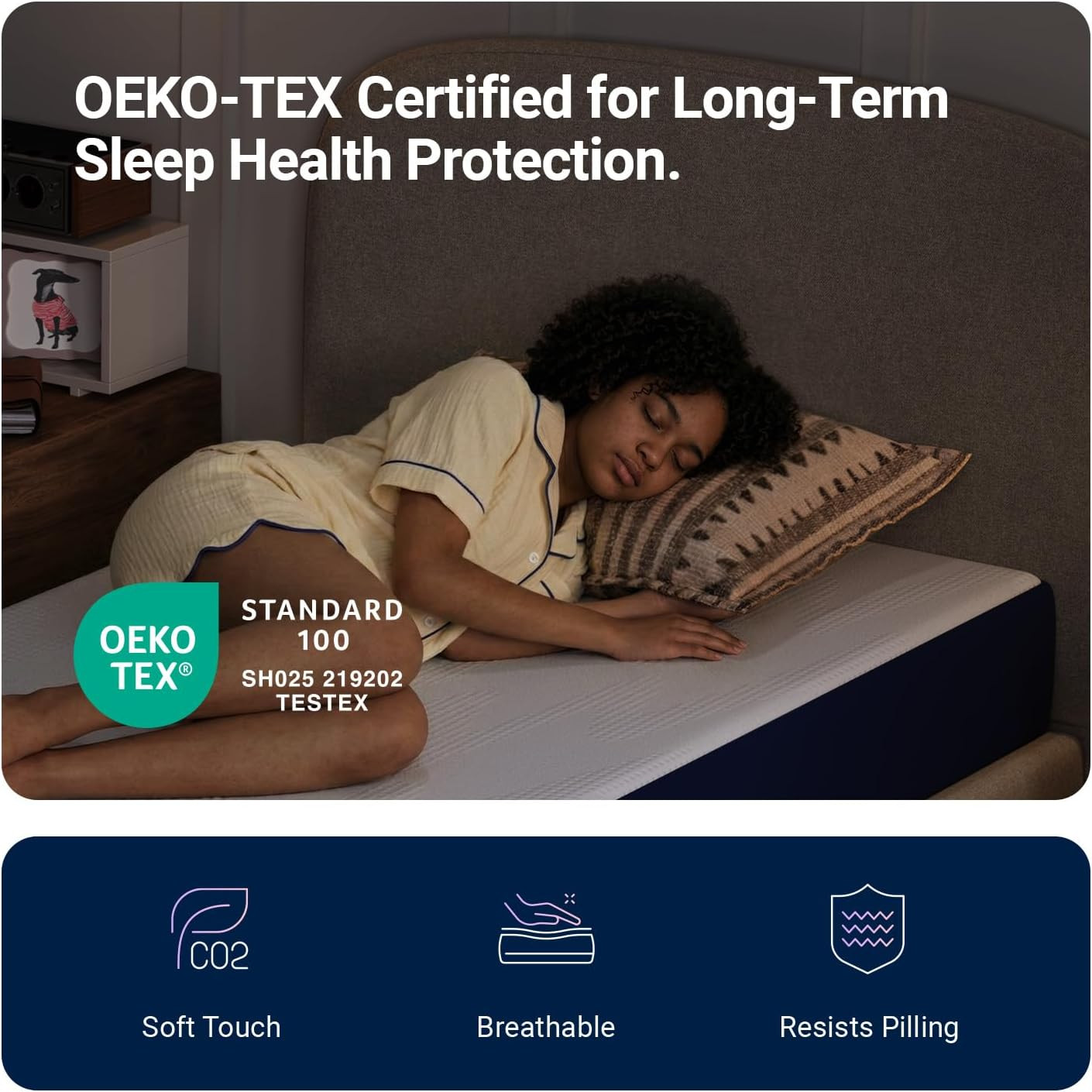 8″ Twin Gel Memory Foam Mattress with Removable Cover & Breathable Comfort