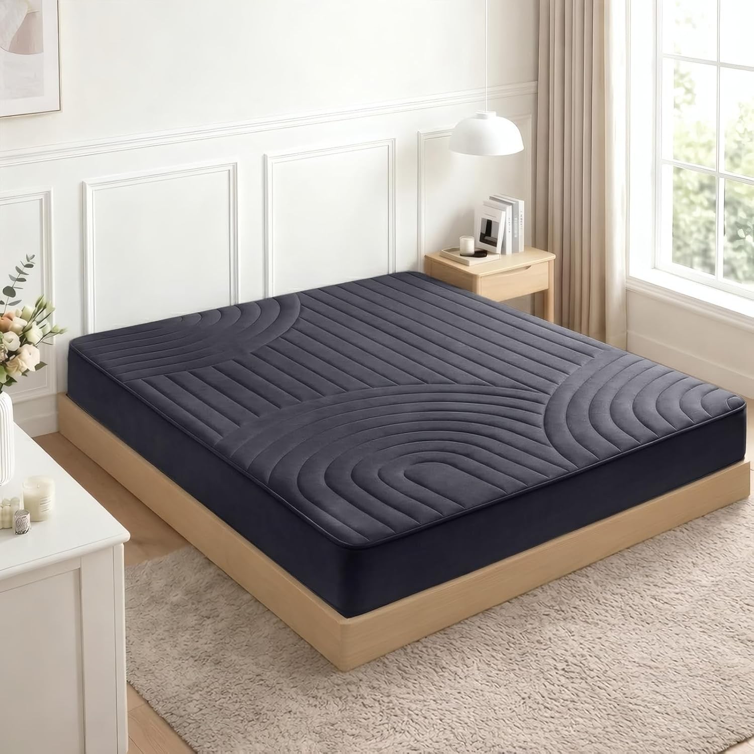 Japanese Floor Mattress Futon Mattress Twin Size Thicken Roll Up Tatami Mat