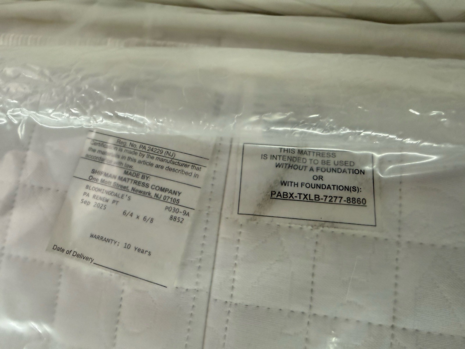SHIFMAN AUTHENTICITY AWAKENING RENEW LATEX PT KING 2025 MATTRESS NEW CLEARANCE