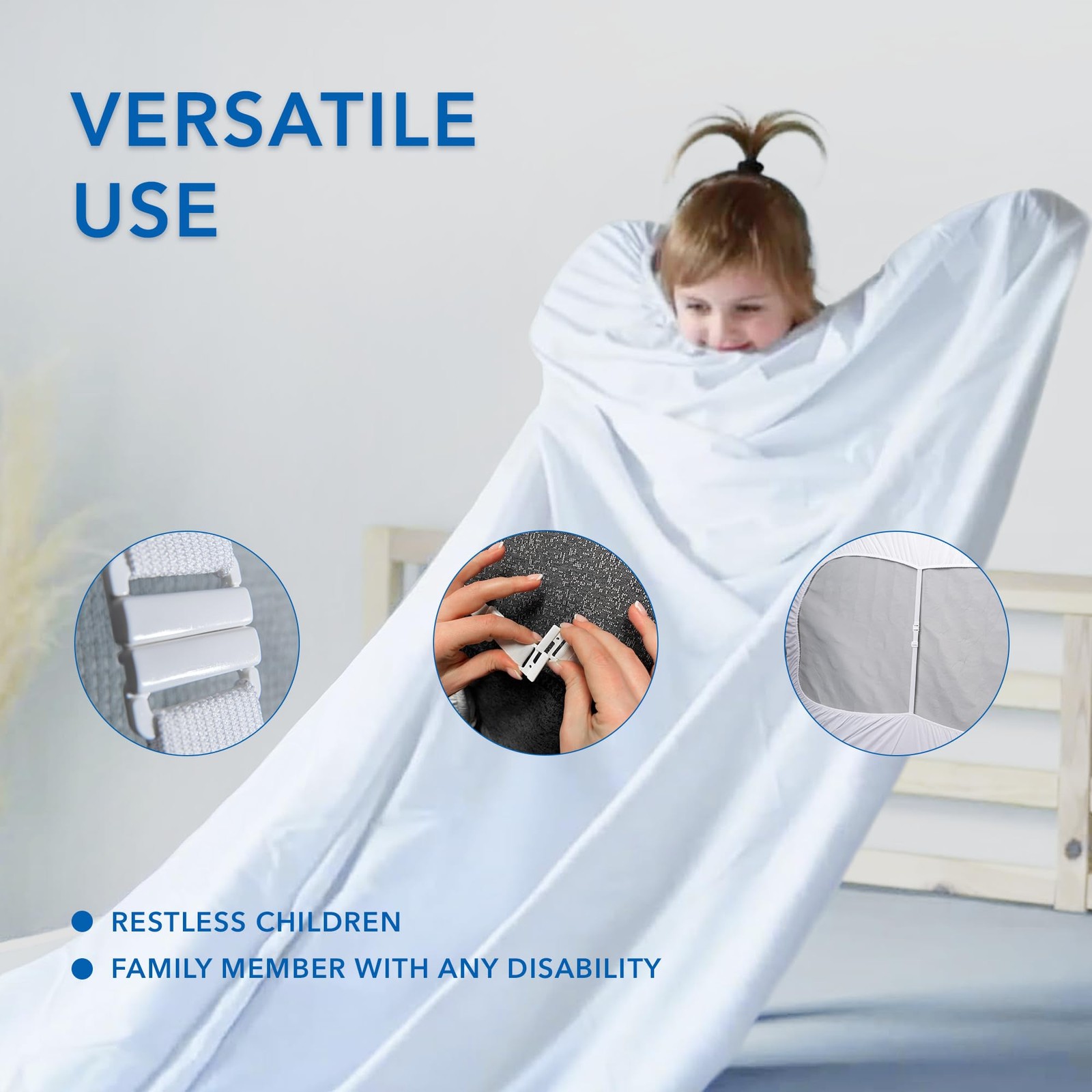 Twin/Twin XL Waterproof Mattress Protector with Twin straps, Gray