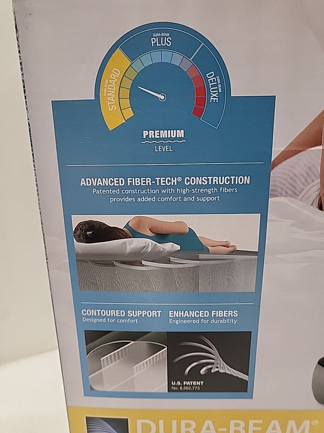 Intex Dura-Beam Standard Prestige Downy Twin Airbed w/ Battery Pump 39″x75″x10″