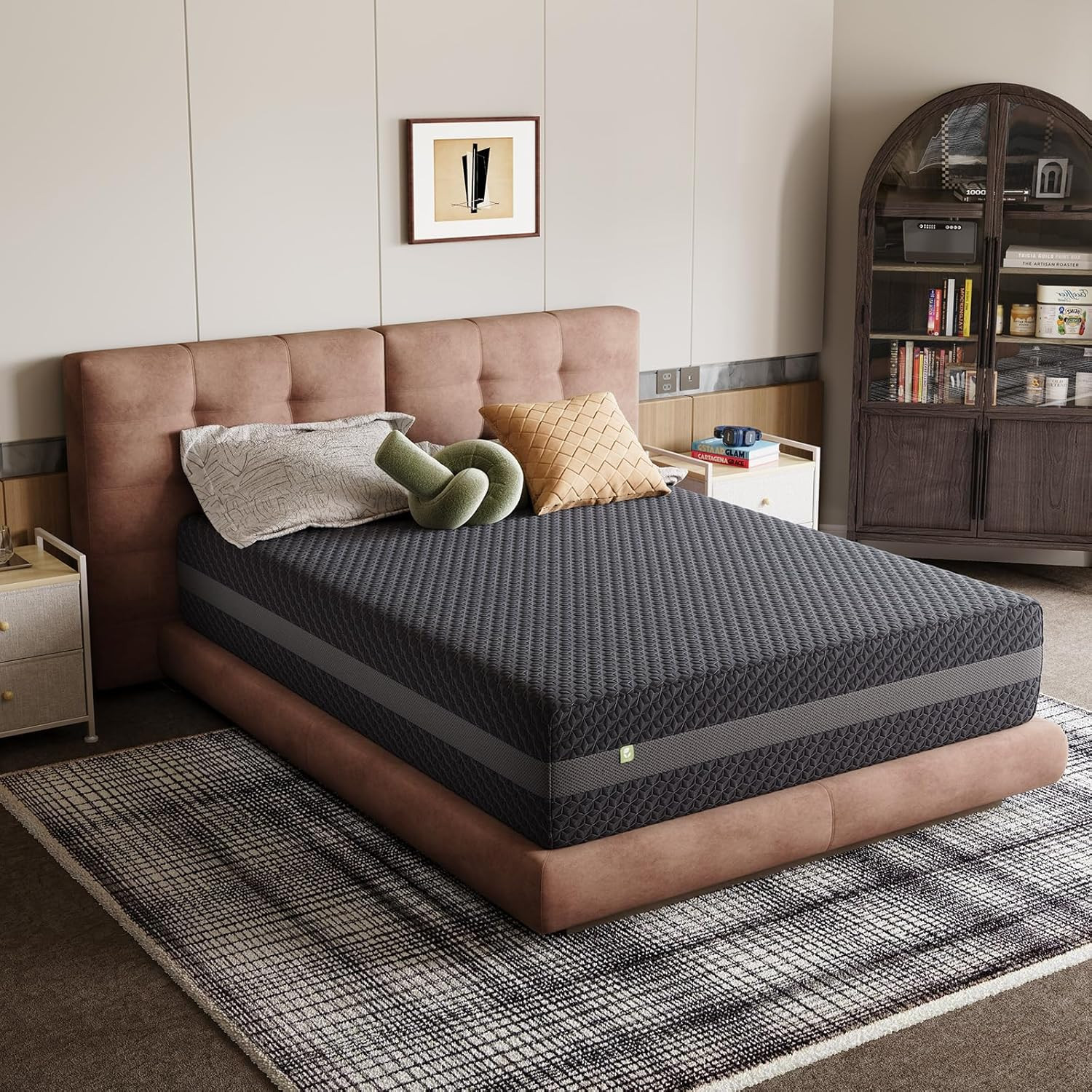 12″ Queen Gel Memory Foam Mattress for Comfort & Spinal Support