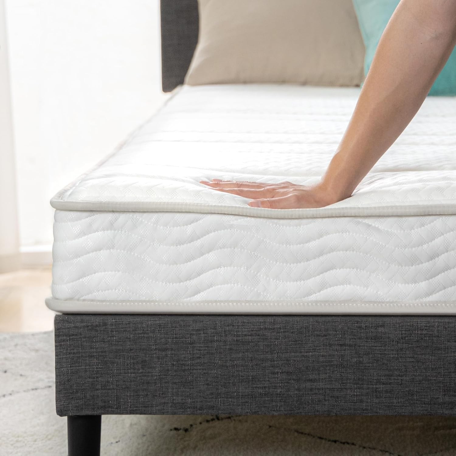 6 Inch Foam & Spring Hybrid Mattress [New Version] Twin Medium Firmness Durable