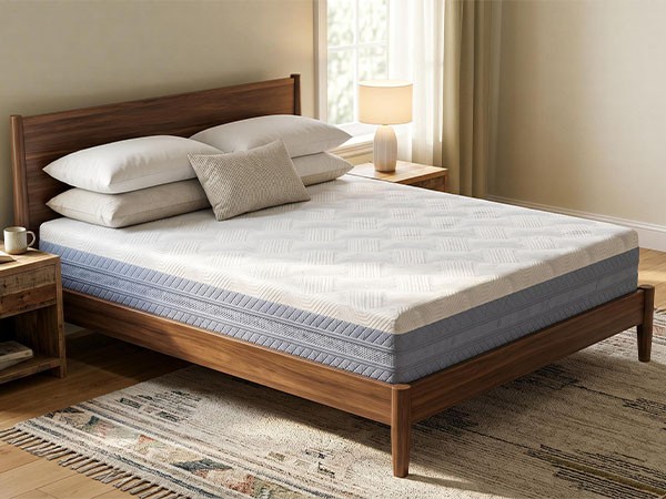 Queen Size Memory Foam Mattress Rolled Compressed Box Delivery No Assembly Requi