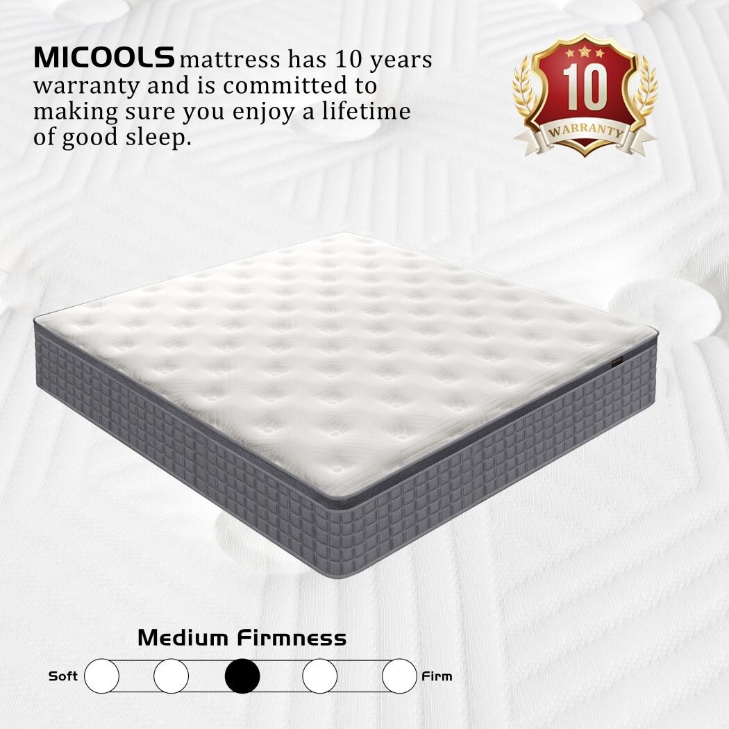 14″12″ Mattress in A Box Gel Memory Foam Hybrid Spring,Twin Full Queen King Size