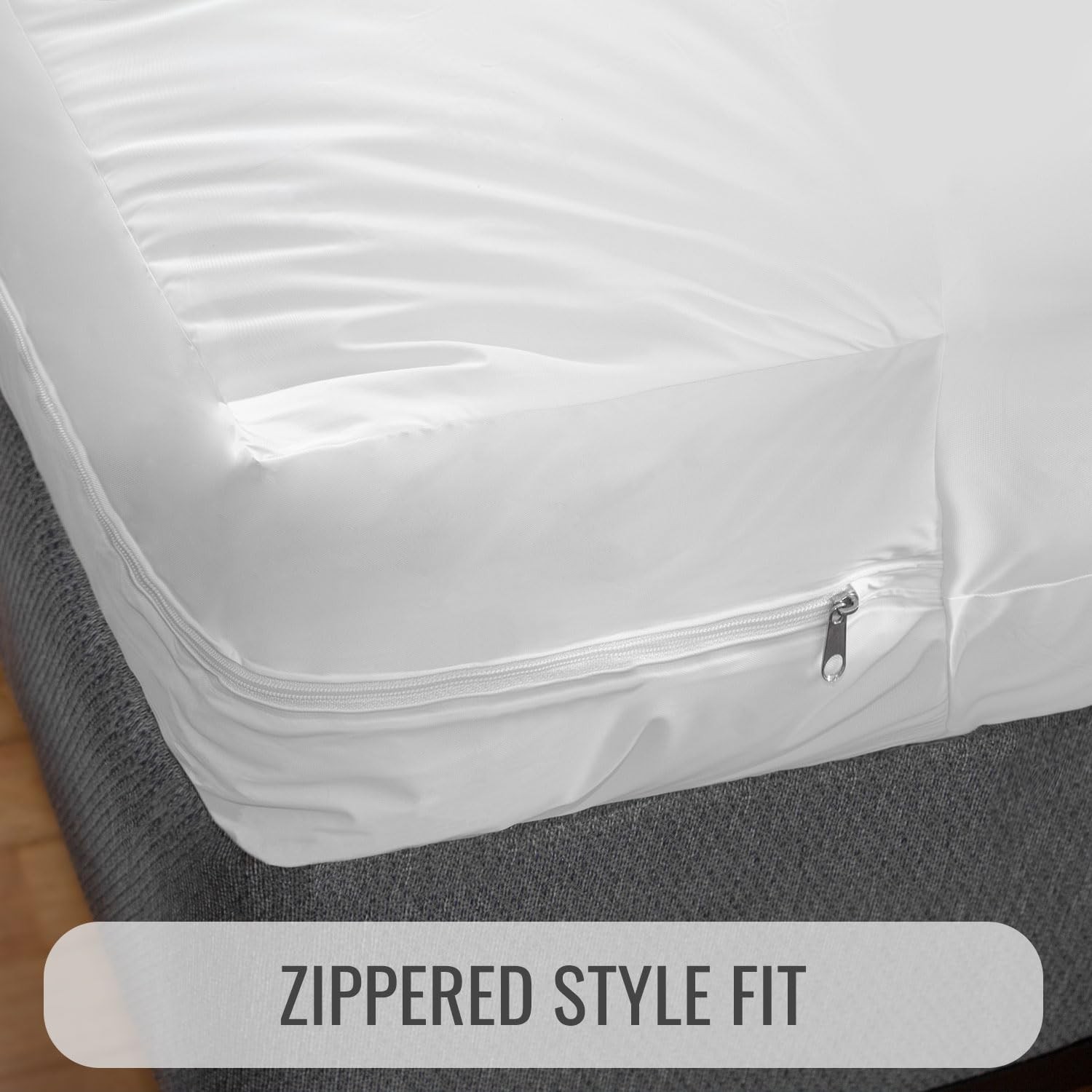 DMI Waterproof Mattress Protector and Cover, Encased Full, White