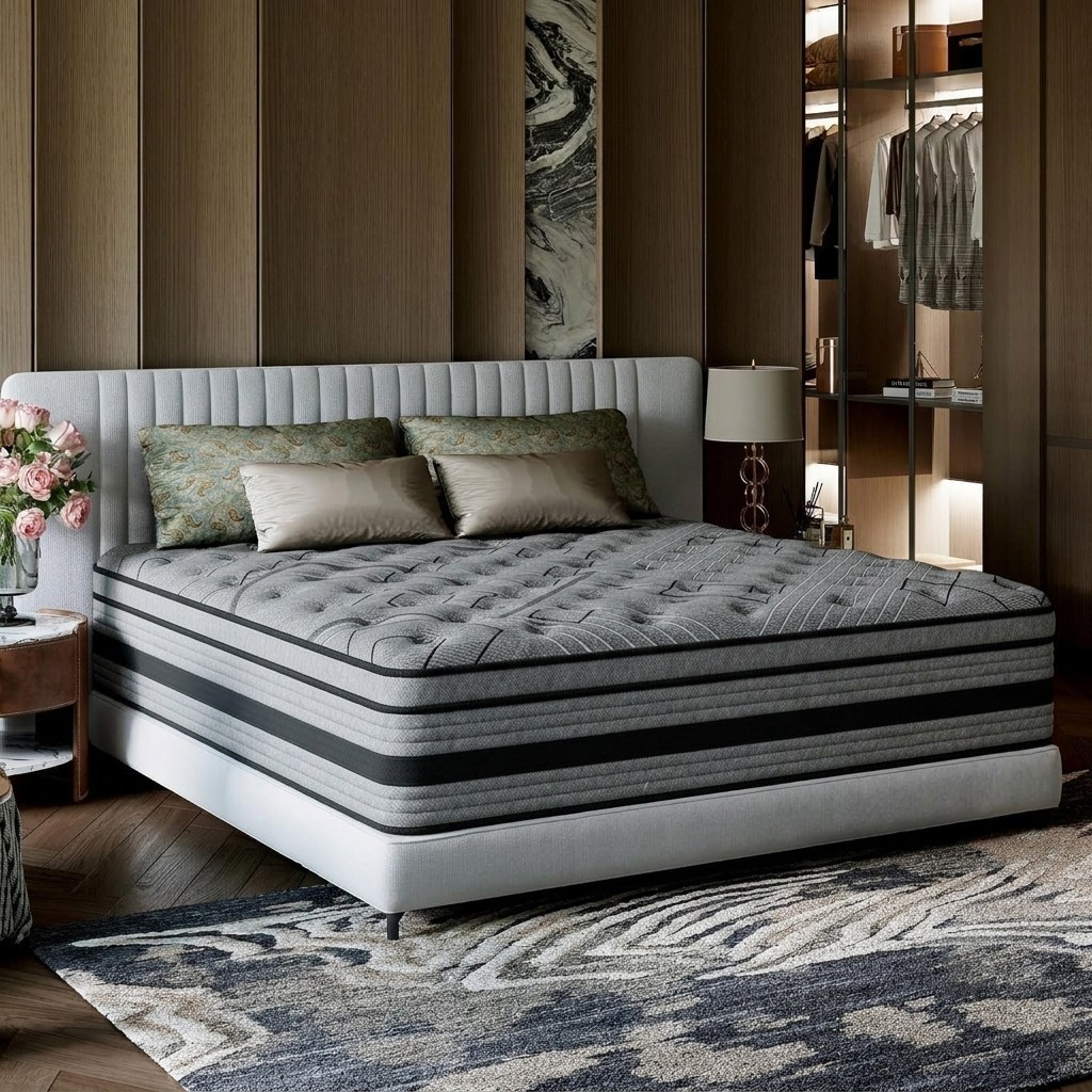 8″10″12″14″ Twin Full Queen King Size Mattress in a Box Hybrid Spring MemoryFoam