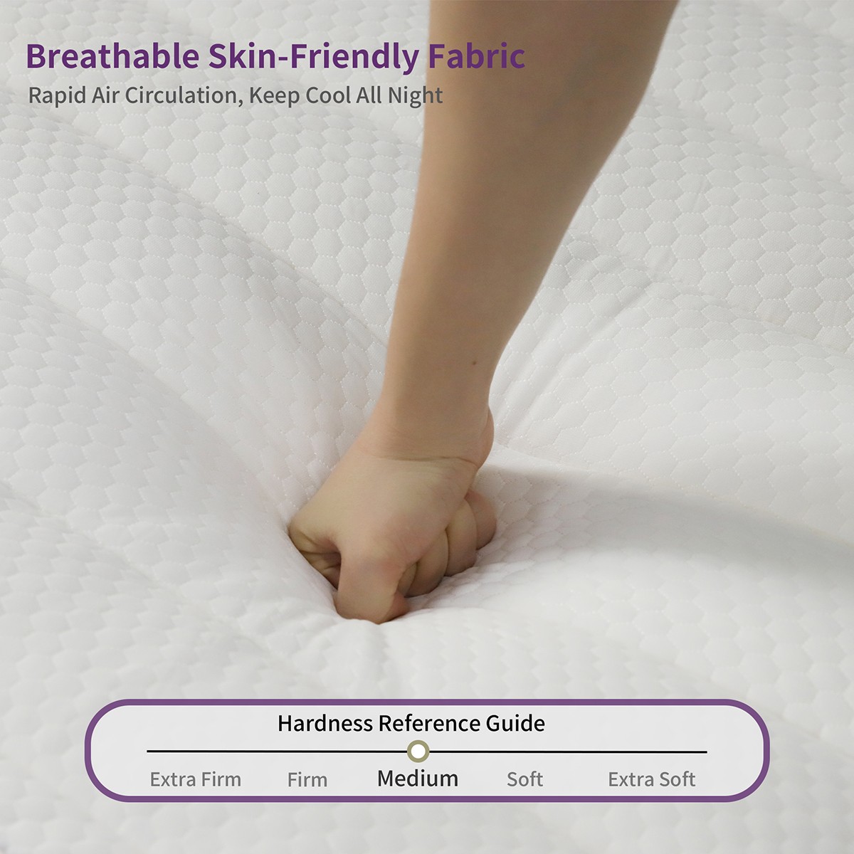 14 Inch King Size Mattress Gel Memory Foam Hybrid Pocket Spring Bed In A Box