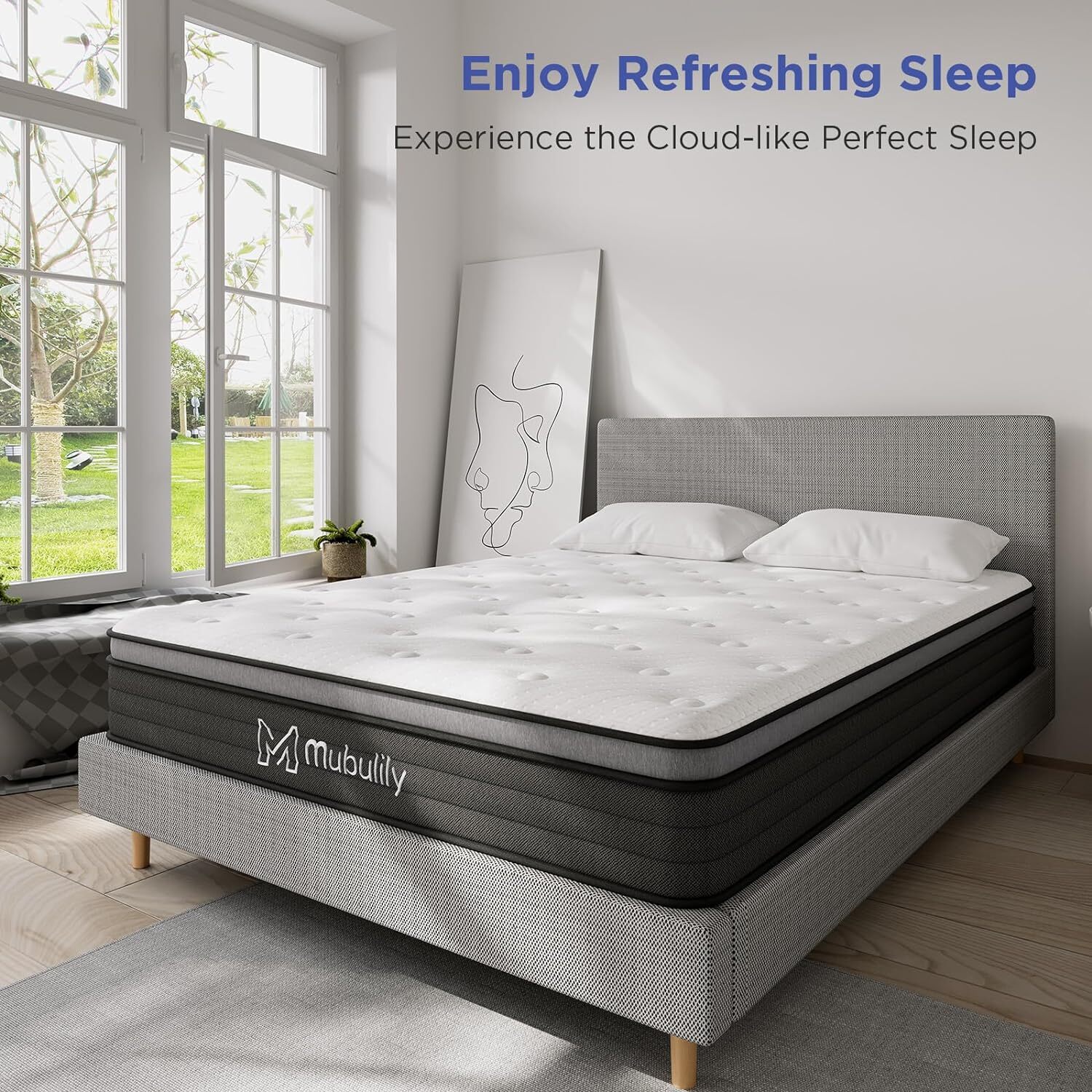 Gel Memory Foam Mattress 8″ 10″ 12″ Twin Full Size Mattress Brand New In A Box