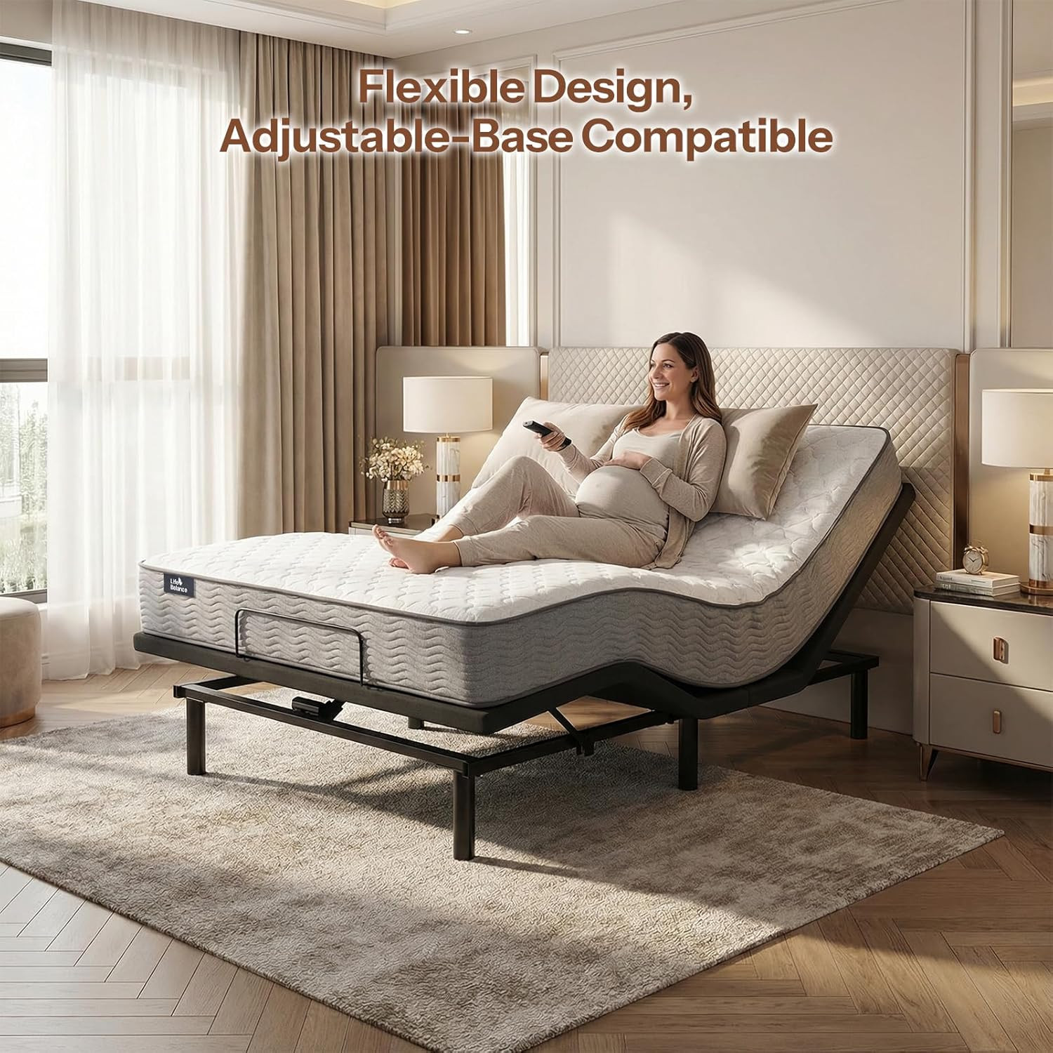 10 Inch Firm Hybrid Mattress – Safe Foams, Pressure Relief & Motion Isolation
