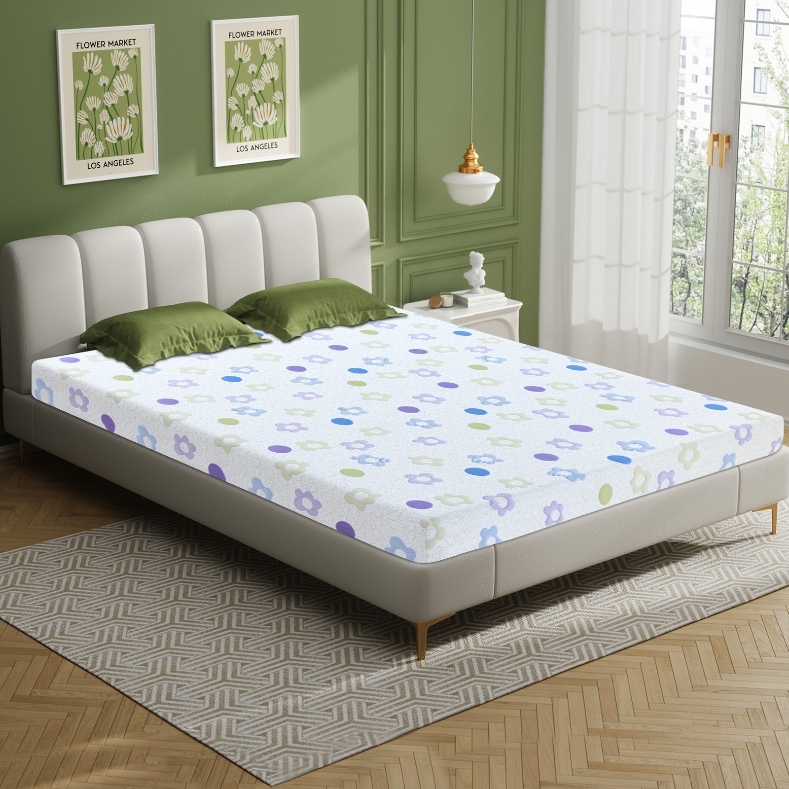 5-Inch Gel Memory Foam Mattress in a Box for Cool Night Sleep & Pressure Relief