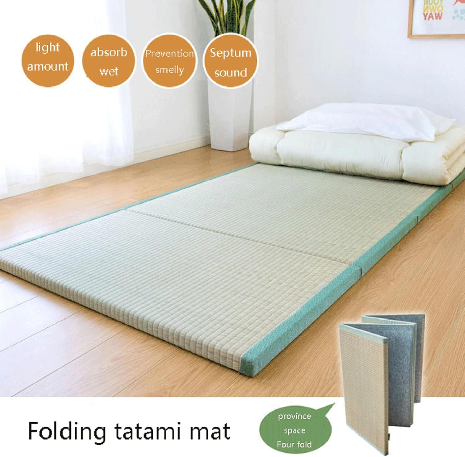 Trifold Folding Mattress – 3.5cm Space-Saving Bed for Travel & Guests