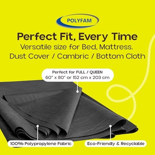 Bed Dust Cover – Bottom Cloth/Replacement Fabric for Underside of Full Queen Bed