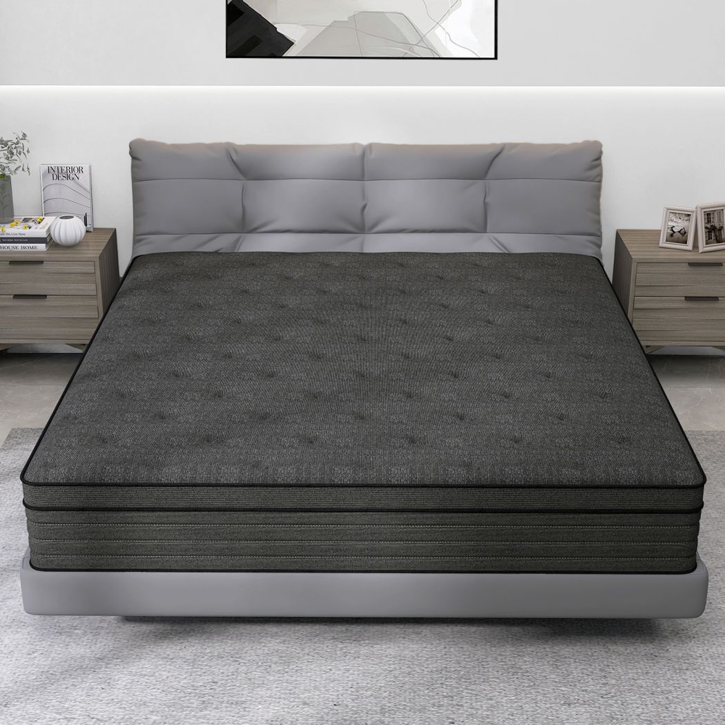 12″14″ Mattress in A Box Twin Full Queen King Size Hybrid Foam InnerSpring Black