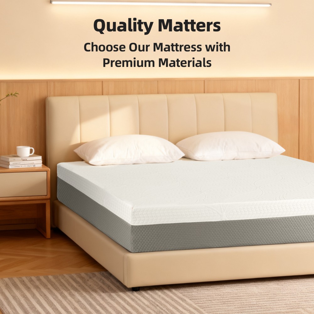 12″ King Mattress 7-Zone Ergo Foam w/ Cooling Gel – CertiPUR-US & OEKO-TEX