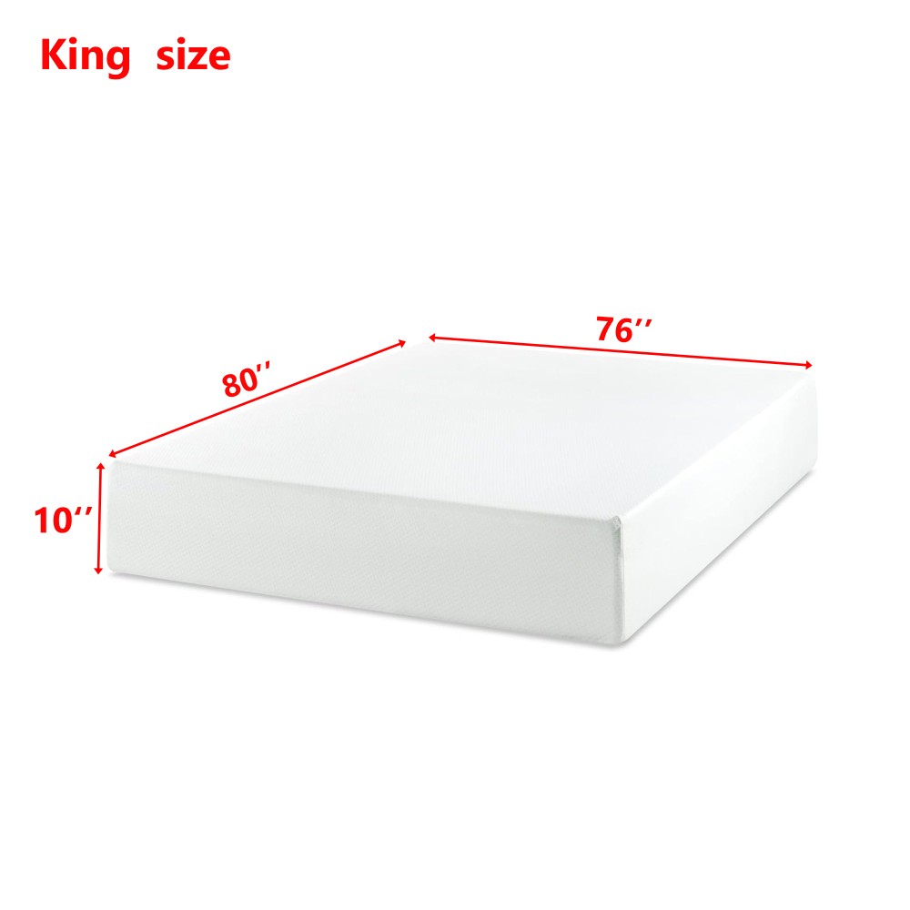 Memory Foam Mattress Green Tea Infused Mattress Breathable Bed Mattress All Size