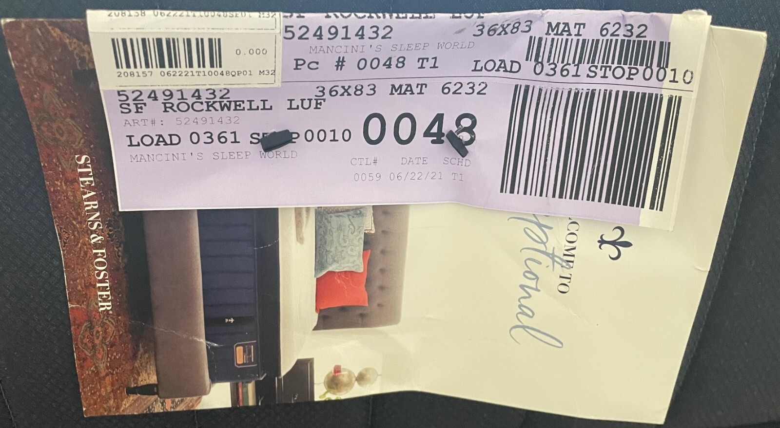 Stearns & Foster Rockwell Ultra Firm Split California King Mattresses.