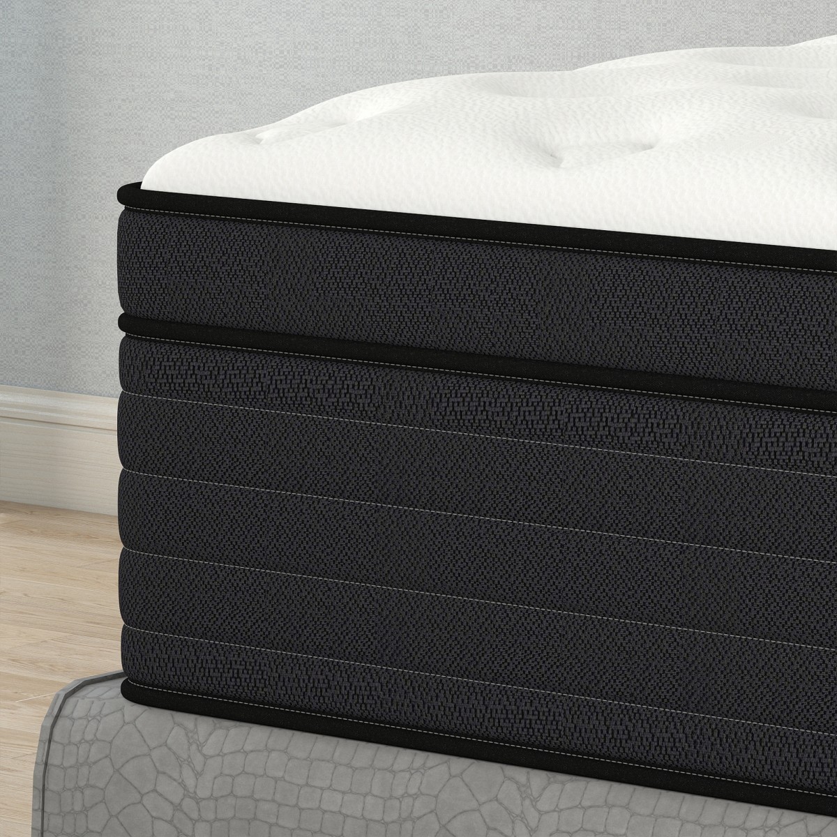 12″14″ Twin Full Queen King Size Mattress in a Box Hybrid Spring Gel Memory Foam