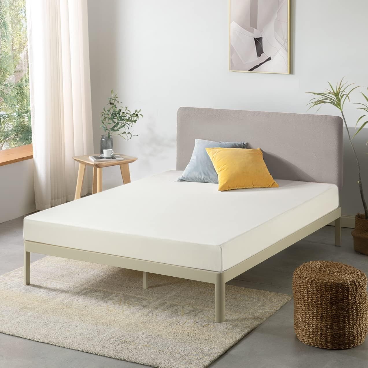 6-Inch Bed-In-A-Box Full Mattress with Green Tea Memory Foam – Relaxing Comfort