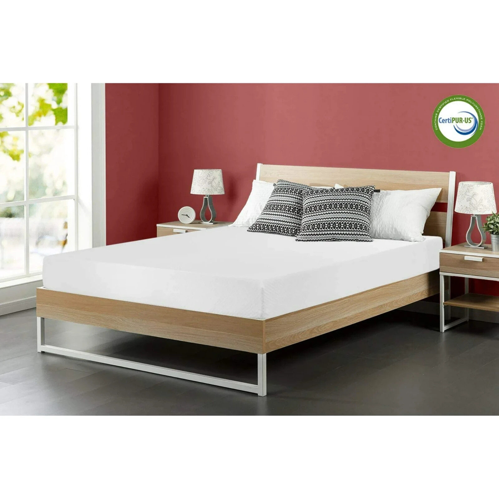 FDW 8″ Memory Foam Mattress Queen Size Gel Mattress Cool Sleep Pressure Release