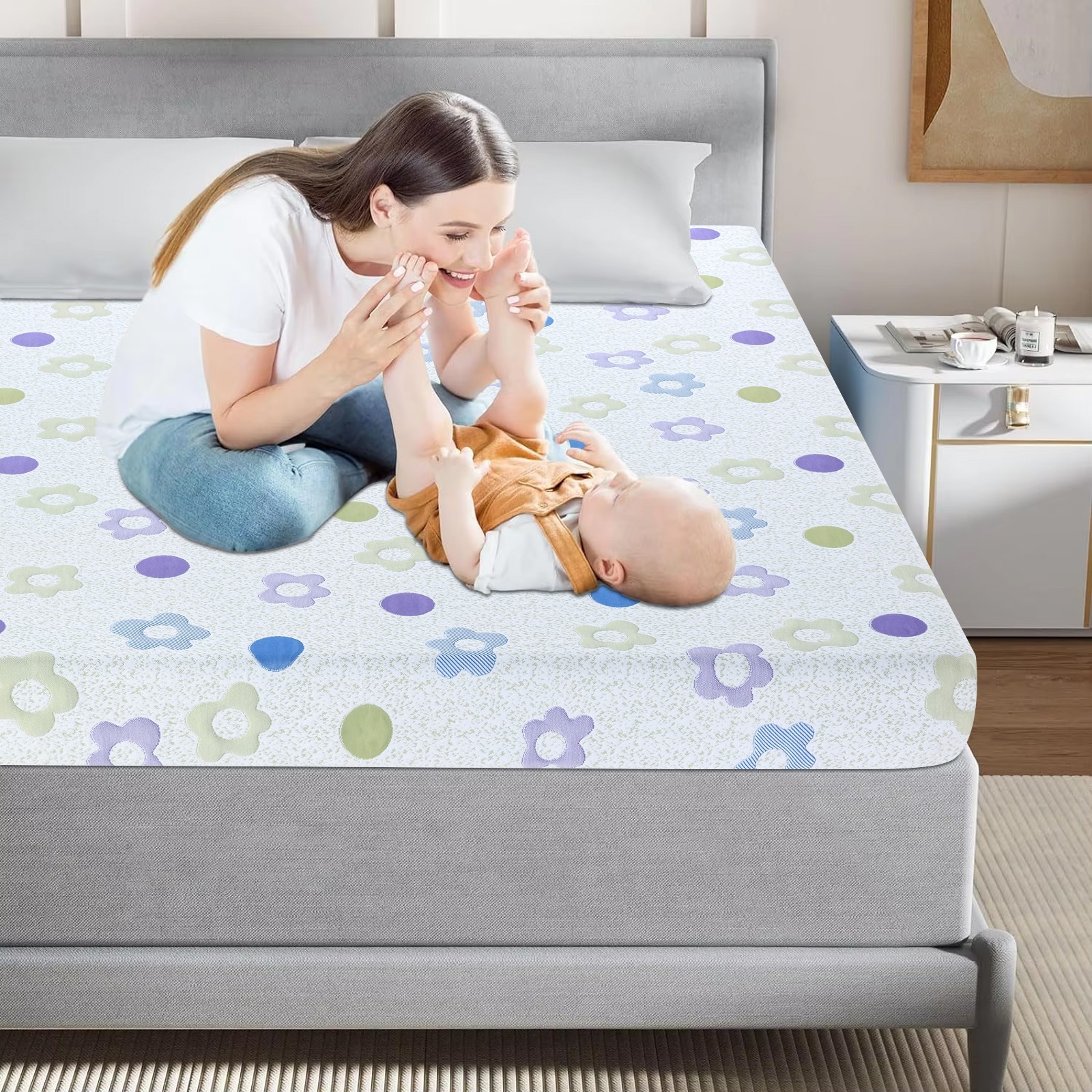 5-Inch Gel Memory Foam Mattress in a Box for Cool Night Sleep & Pressure Relief
