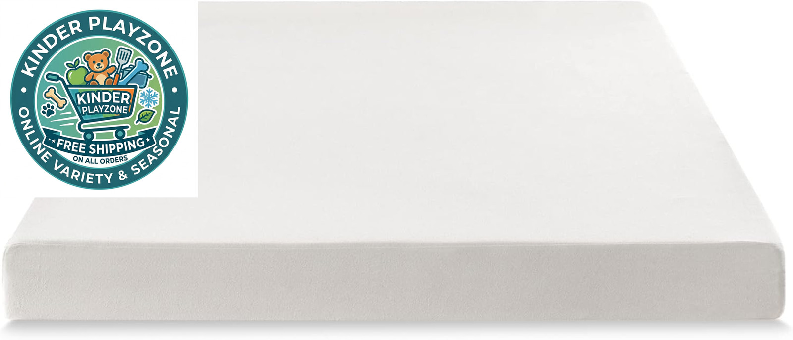 6 Inch Queen Short Mattress for RV Camper Green Tea Memory Foam