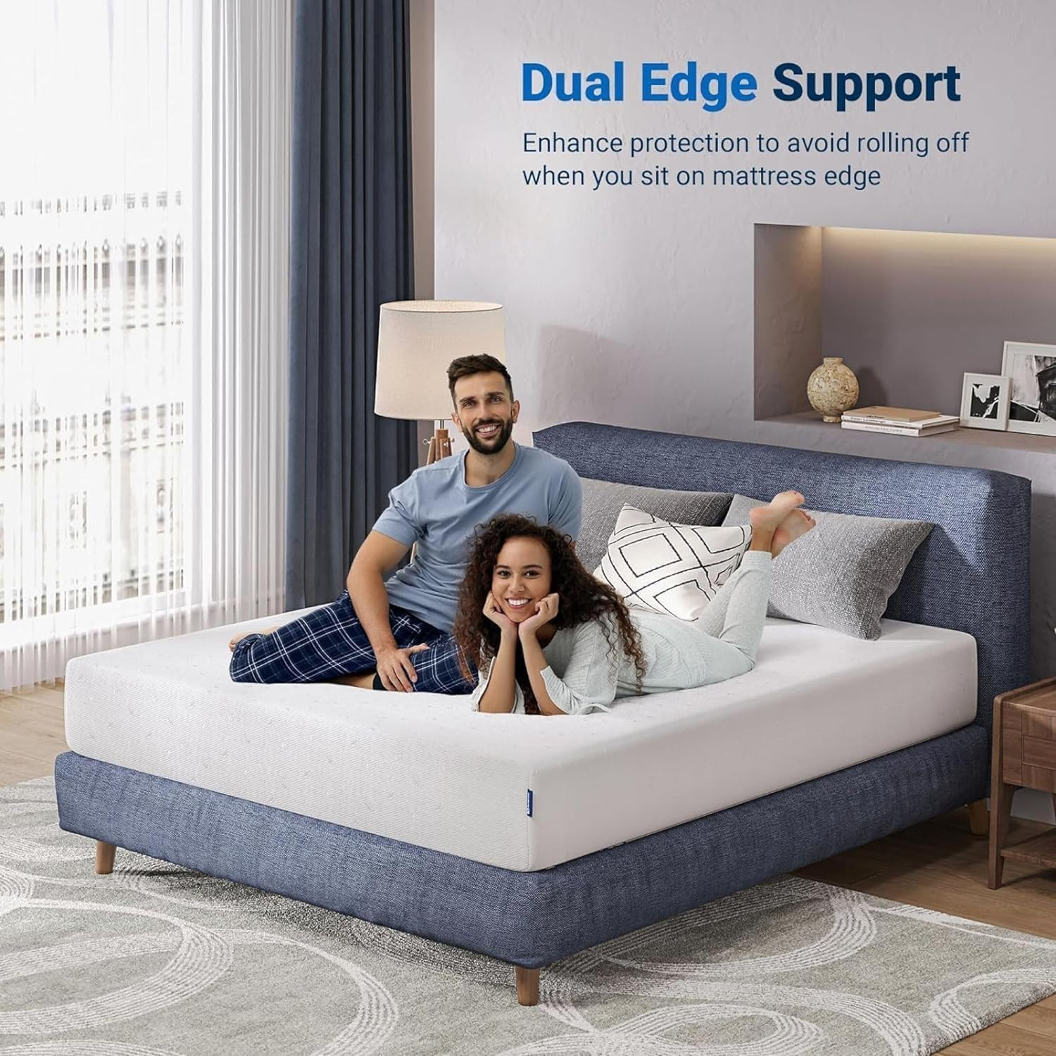 Queen Mattress, 12 Inch Queen Memory Foam Mattress in a Box for Refresh Sleep &