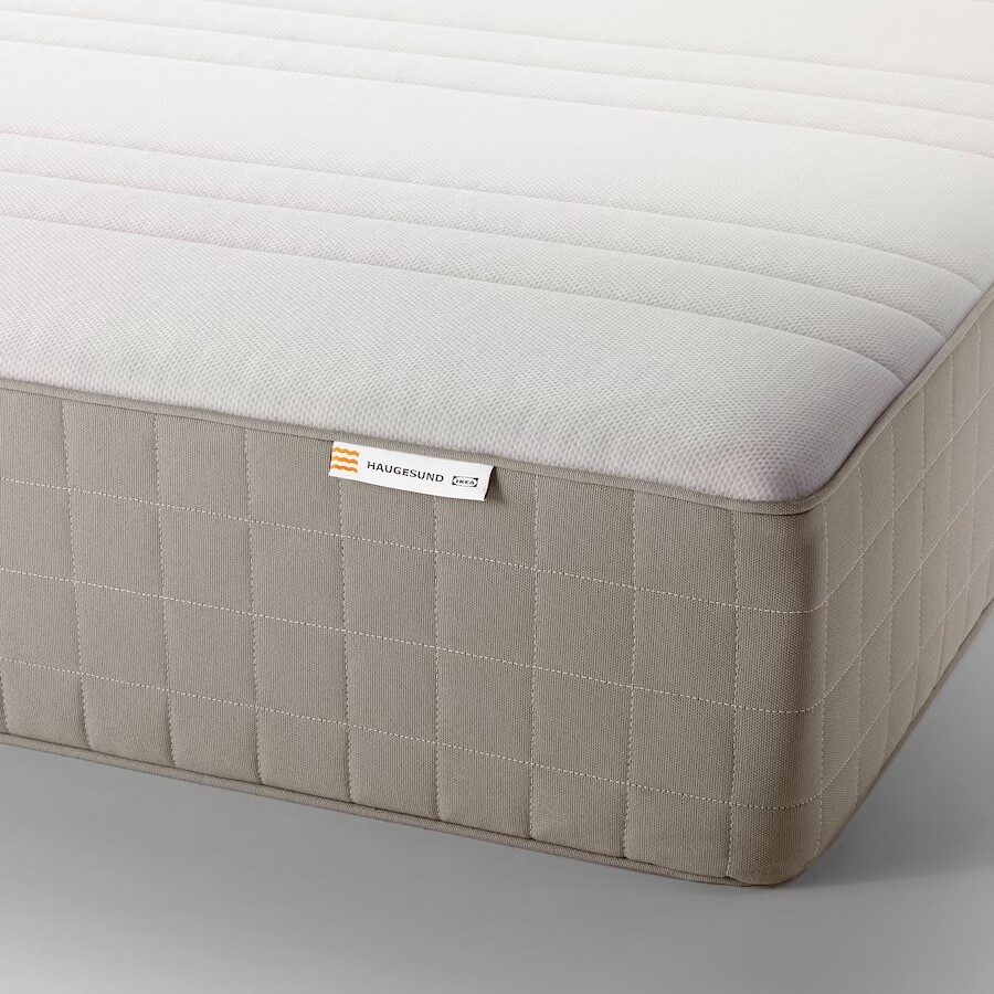 Haugesund Spring mattress, medium firm/dark beige, Twin